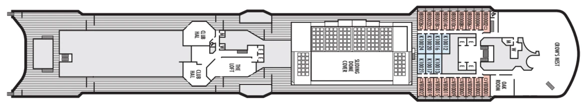 Holland America Noordam Deck Plan 10