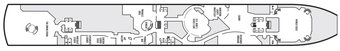 Holland America Noordam Deck Plan 2