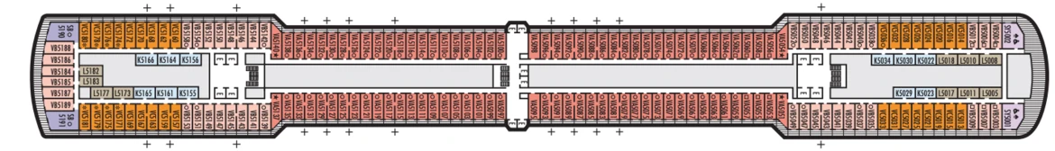 Holland America Noordam Deck Plan 5