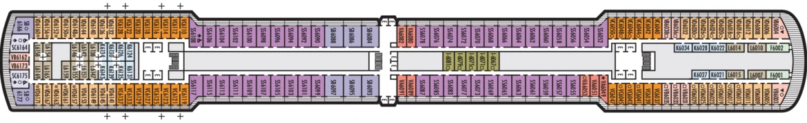 Holland America Noordam Deck Plan 6