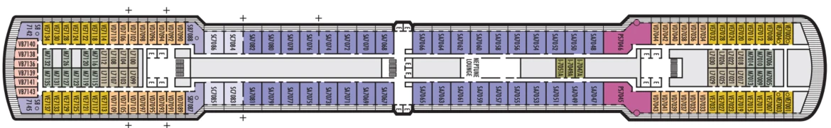 Holland America Noordam Deck Plan 7