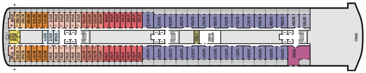 Holland America Volendam Deck 7