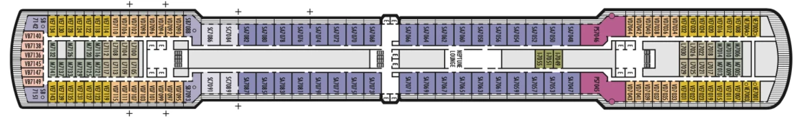 Holland America Westerdam Deck 7