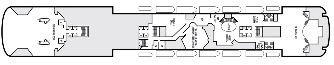 Holland America Line Zaandam Deck 4