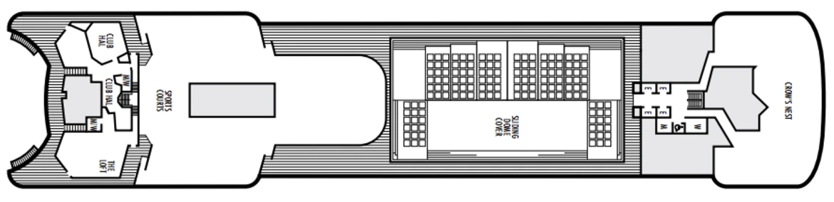 Holland America Line Zaandam Deck 9