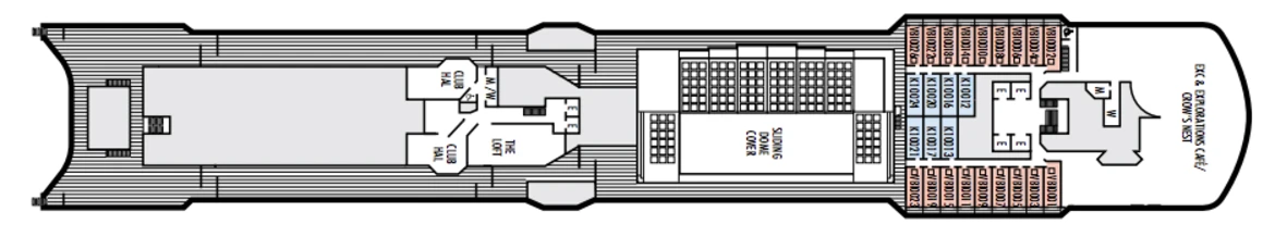 Holland America Zuiderdam Deck 10