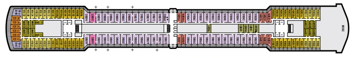 Holland America Zuiderdam Deck 8