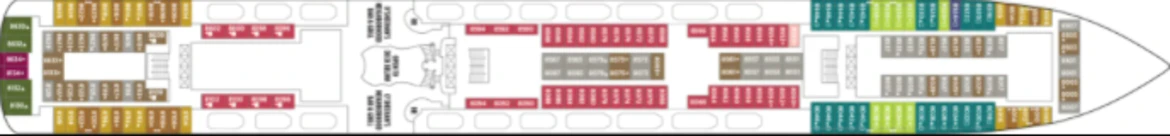 NCL Pearl Deck Plan 8