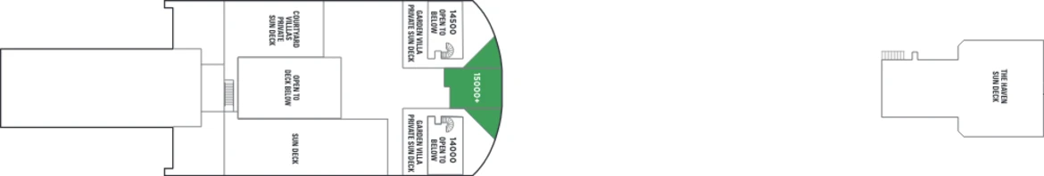 Norwegian Cruise Lines Norwegian Jade Deck Plans Deck 15