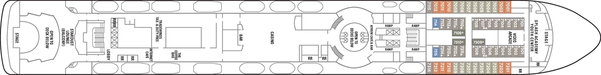 NCL SKY Deck 7