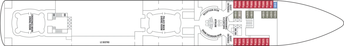 Norwegian Cruise Line Norwegian Sky Deck Plans Deck 5