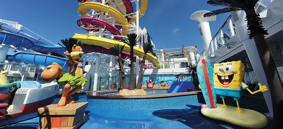 Norwegian Cruise Line Norwegian Breakaway Exterior Kid&#39;s Aqua Park