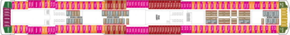 Norwegian Cruise Line Norwegian Getaway Deck Plan 13