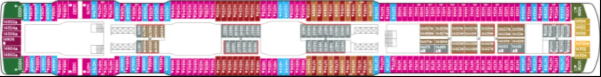 NCL Escape Deck Plan 14