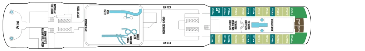 Norwegian Cruise Line Norwegian Escape Deck Plans Deck 17