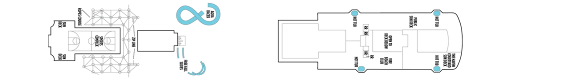 Norwegian Cruise Line Norwegian Escape Deck Plans Deck 19