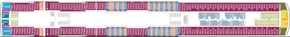 NCL Getaway Deck Plan 10