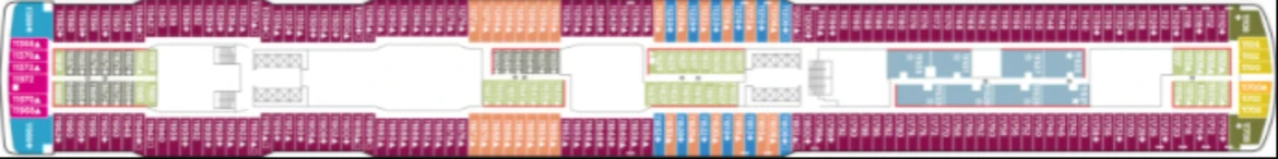 NCL Getaway Deck Plan 11