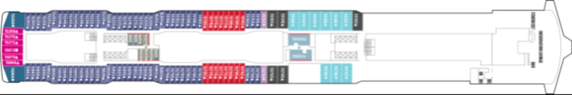 NCL Getaway Deck Plan 15