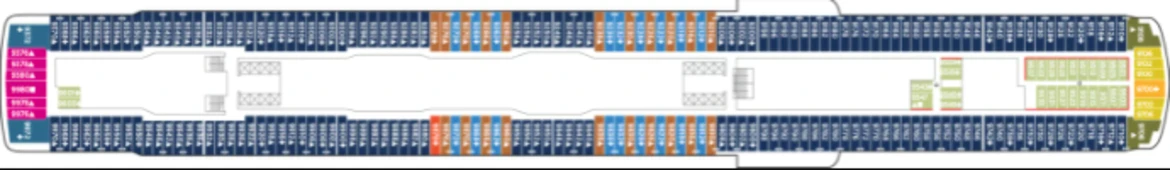 NCL Getaway Deck Plan 9