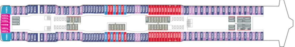 NCL Encore Deck Plan 14