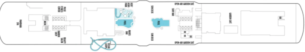 NCL Encore Deck Plan 16