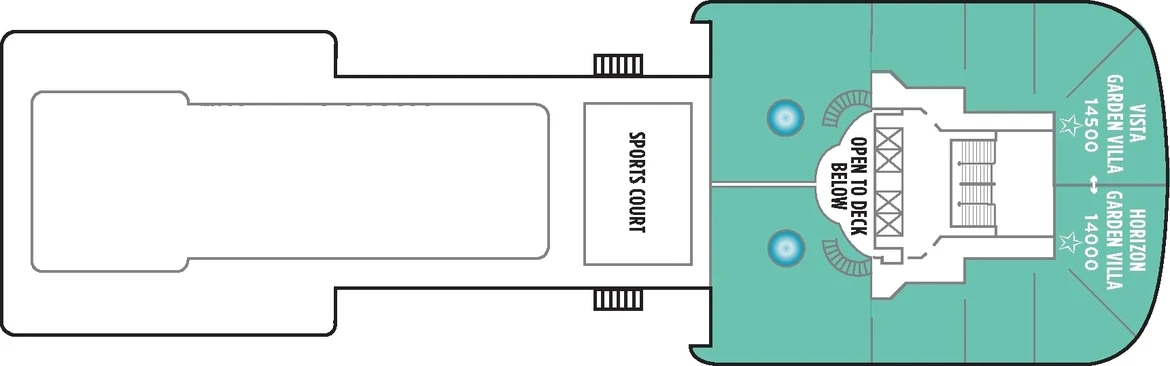 NCL STAR Deck 14 Aft