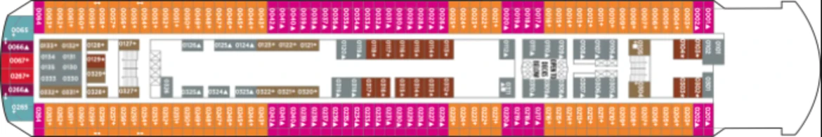 NCL Sun Deck Plan 10