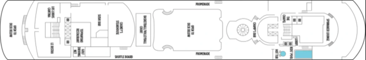 NCL Sun Deck Plan 12