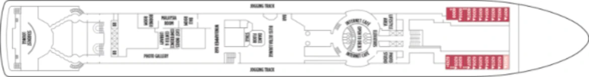 NCL Sun Deck Plan 6