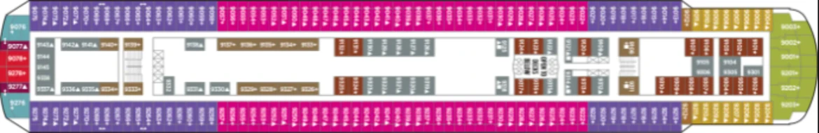 NCL Sun Deck Plan 9