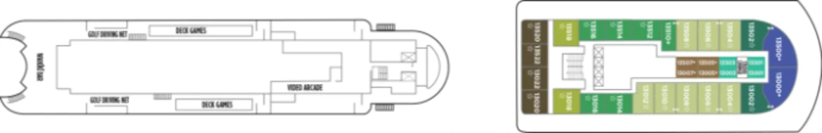 NCL Pride Of America Deck Plan 13