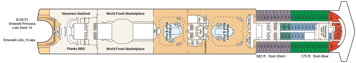 Princess Cruises Emerald Lido 15