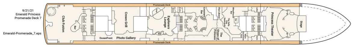 Princess Cruises Emerald Promenade 7