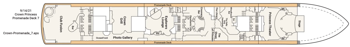 Princess Cruises Crown Promenade 7