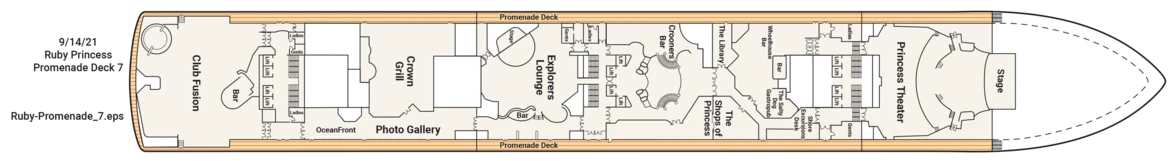 Princess Cruises Ruby Promenade 7