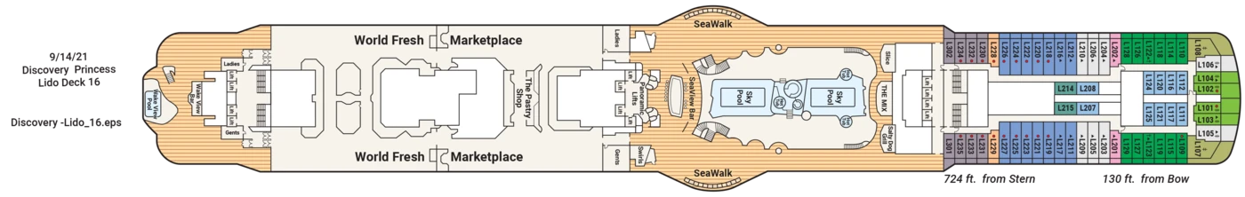 Princess Cruises Discovery Lido 16