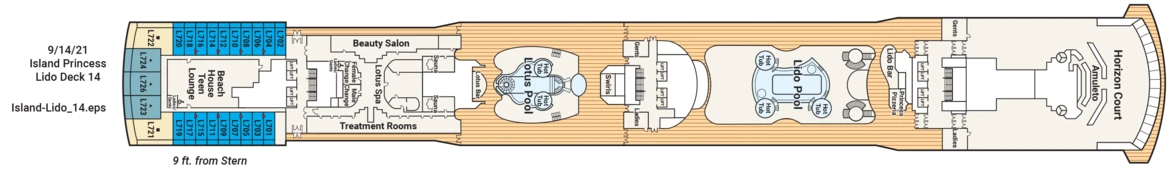 Princess Cruises Island Lido 14