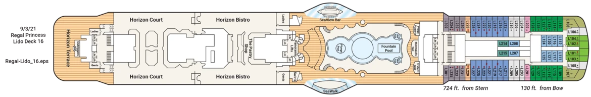 Princess Cruises Regal Lido 16