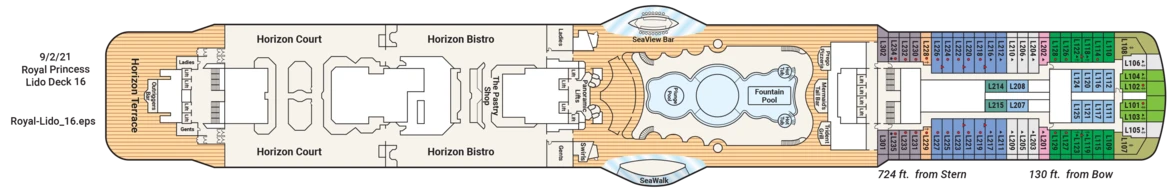 Princess Cruises Royal Lido 16