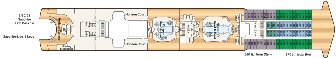 Princess Cruises Sapphire Lido 14