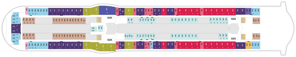 RCI Independence Of The Seas Deck Plan 10