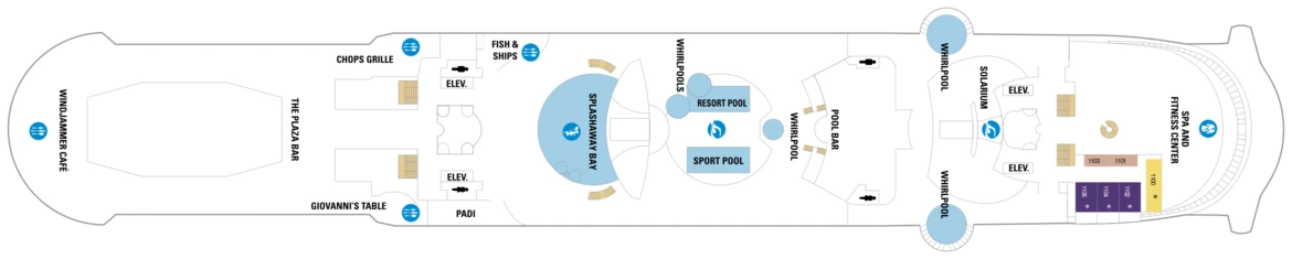 RCI Independence Of The Seas Deck Plan 11