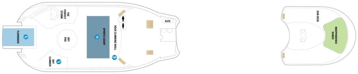 RCI Independence Of The Seas Deck Plan 13