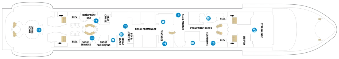 RCI Independence Of The Seas Deck Plan 5