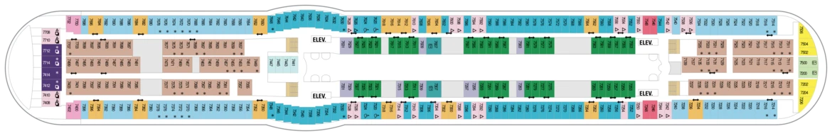 RCI Independence Of The Seas Deck Plan 7