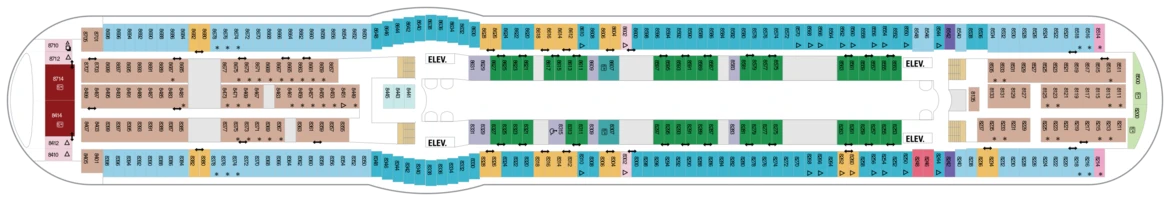 RCI Independence Of The Seas Deck Plan 8