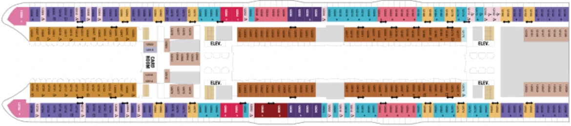 RCI Oasis Of The Seas Deck Plan 12