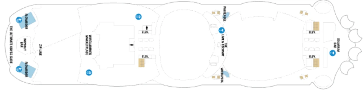 RCI Oasis Of The Seas Deck Plan 16