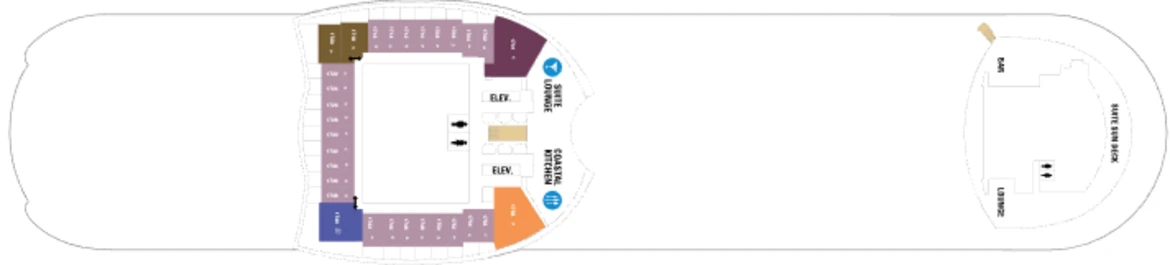 RCI Oasis Of The Seas Deck Plan 17